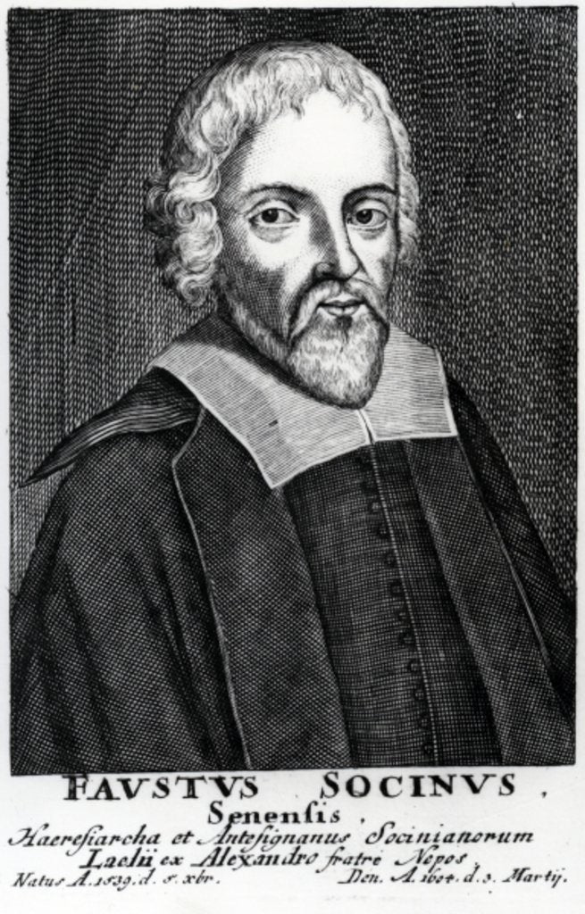 Detail of Fausto Sozzini by Italian School