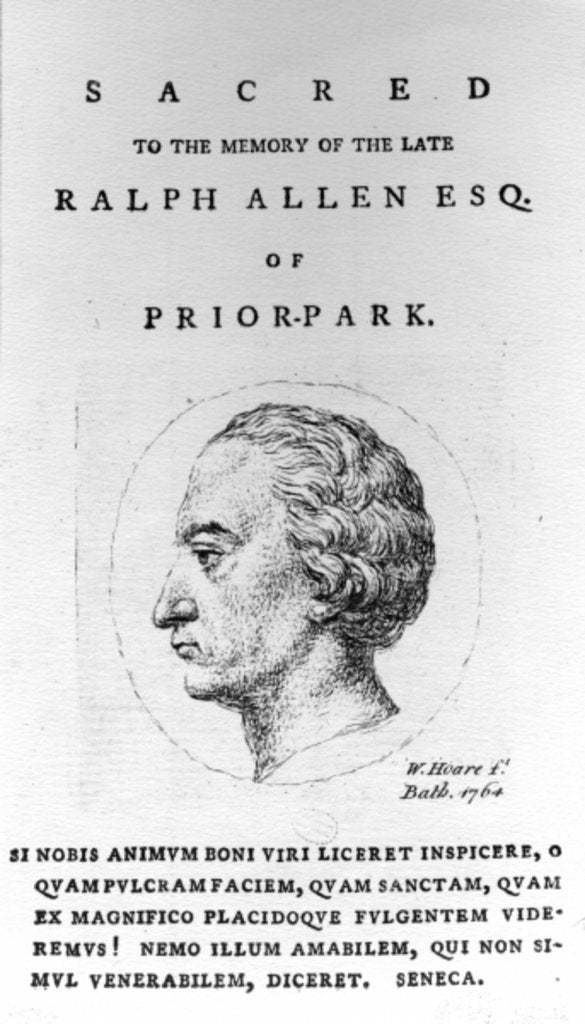 Detail of Ralph Allen, 1764 by William of Bath Hoare