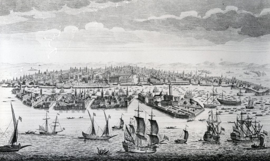 Detail of A Perspective View of the City of Venice by English School