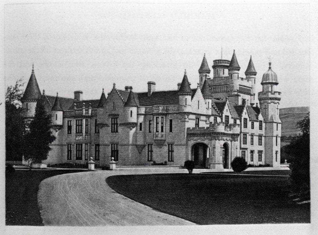 Detail of Balmoral Castle by English School