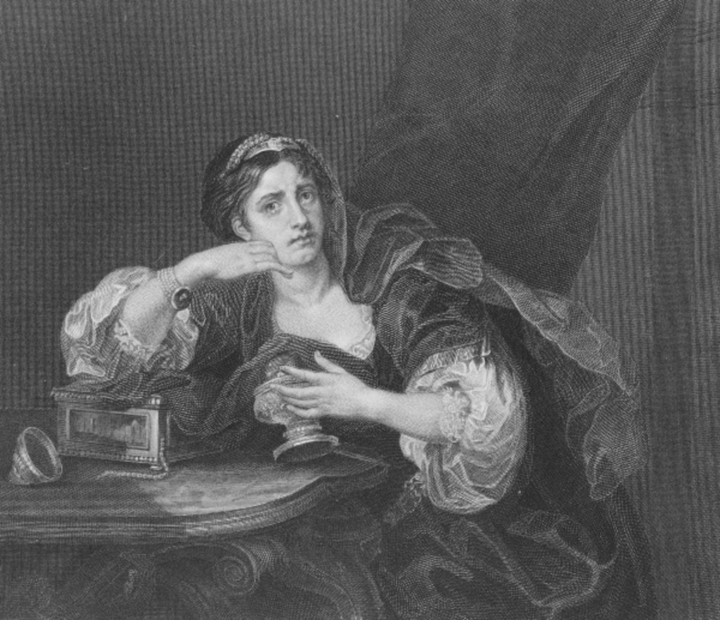 Detail of Sigismonda with the Heart of her Husband, engraved by T.W. Shaw by William (after) Hogarth
