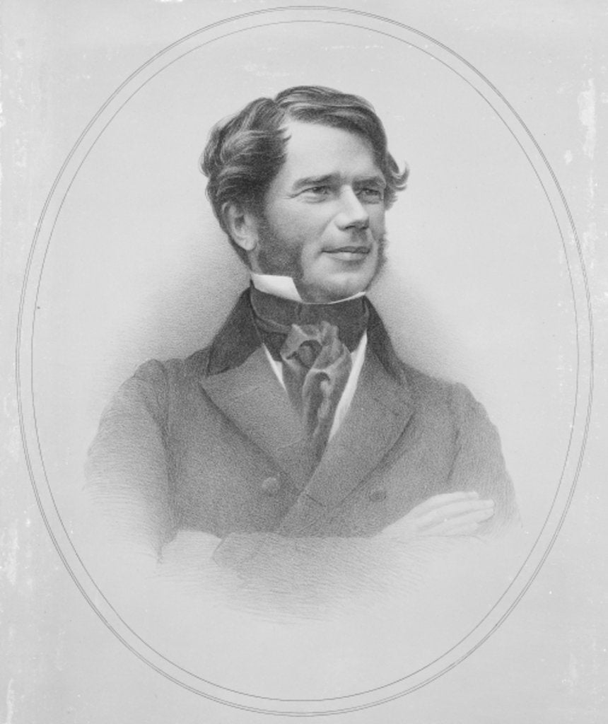 Detail of William Smith O'Brien, lithograph by Henry O'Neil, 1848 by Irish Photographer (after)