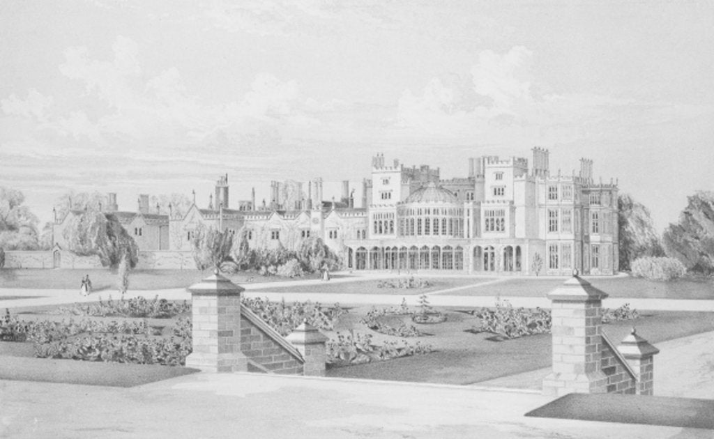 Detail of Brampton Park, Huntingdonshire, 1852 by John Sunman Austin