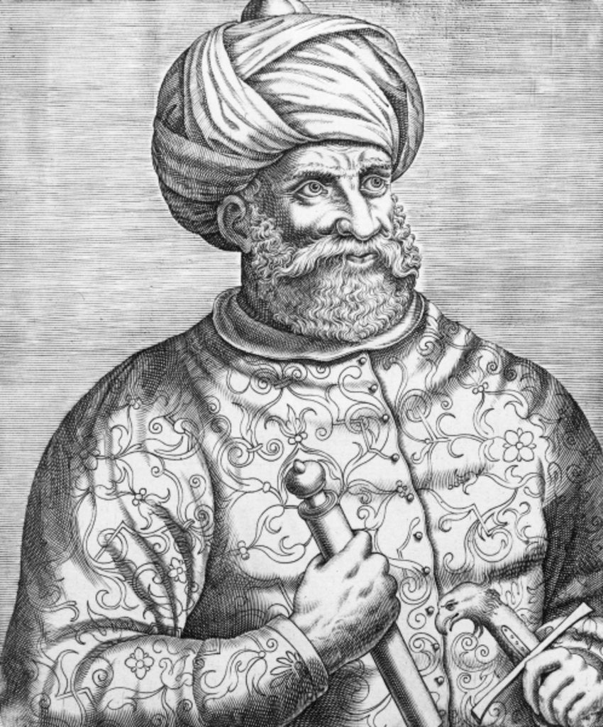 Detail of Barbarossa by Andre Thevet