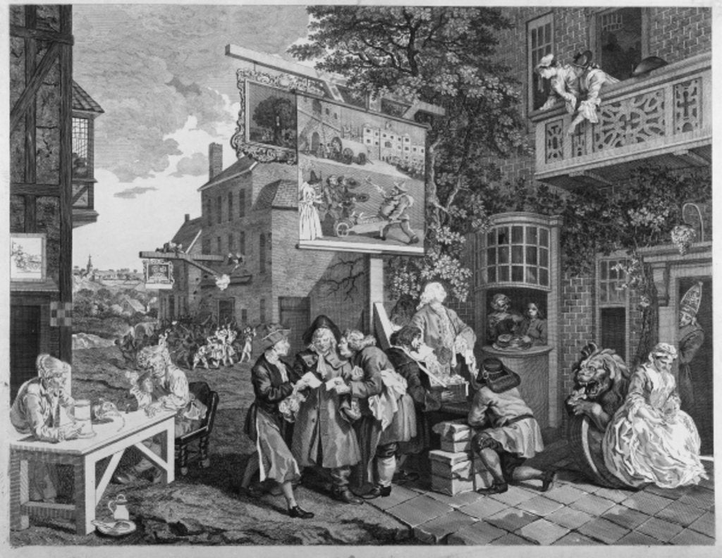 Detail of Canvassing for Votes, 1757 by William (after) Hogarth
