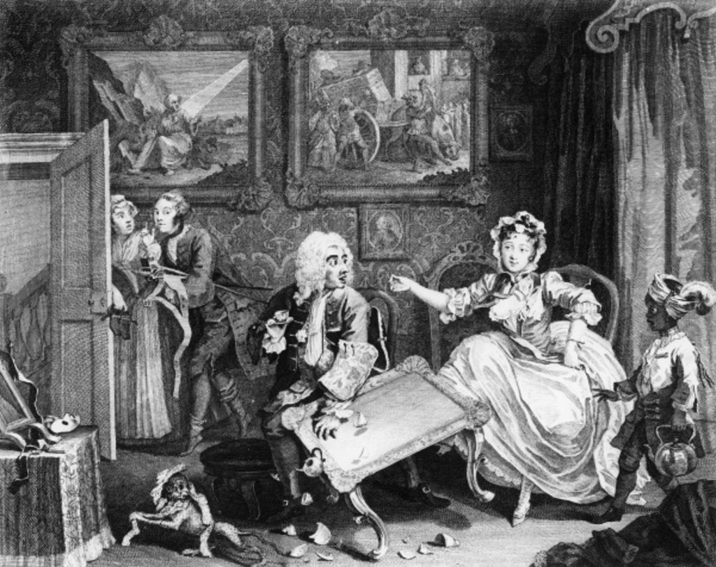 Detail of A Harlot's Progress, Plate II, 1732 by William Hogarth