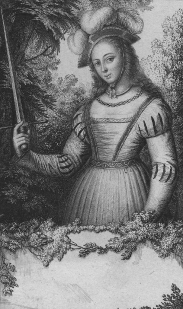 Detail of Portrait of Joan of Arc by French School