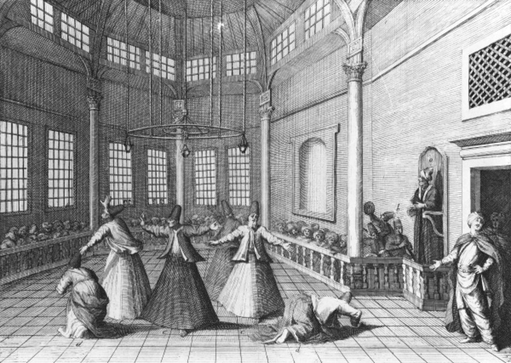 Detail of Inside a Turkish Mosque by William Hogarth