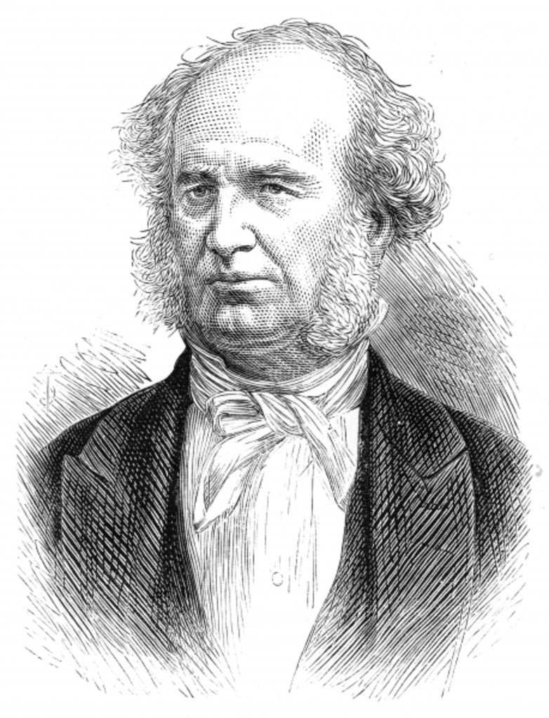Detail of Cornelius Vanderbilt, c.1877 by English School
