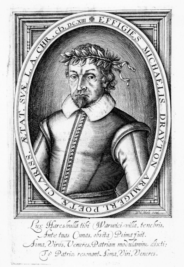 Detail of Michael Drayton by William Hole