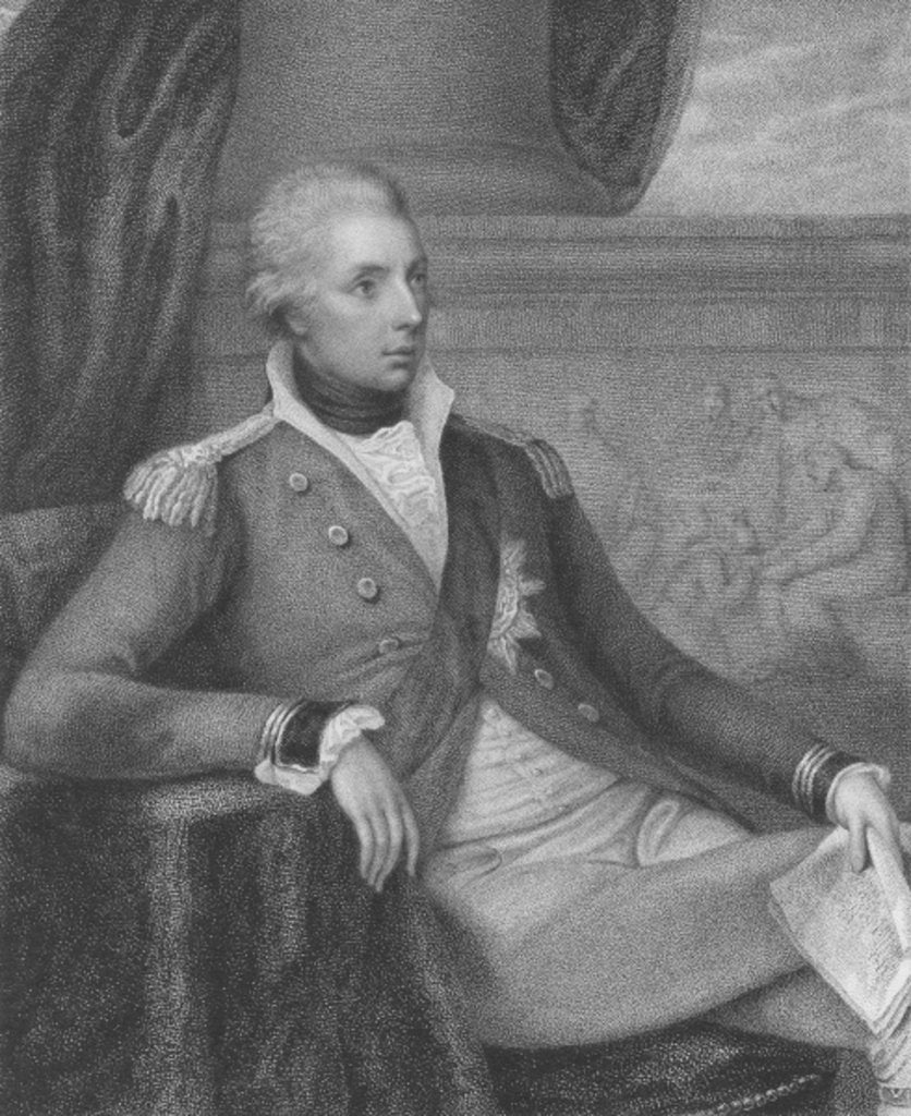 Detail of Frederick Howard, 5th Earl of Carlisle by Richard (after) Westall