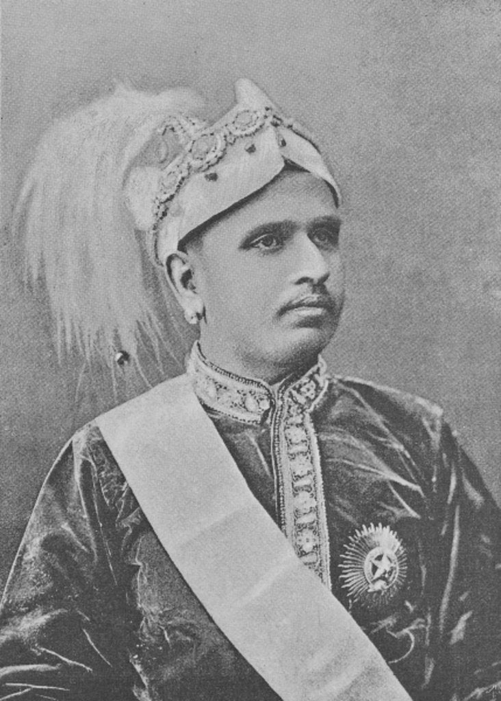 Detail of Moolam Thirunal of Travancore by (after) Indian photographer