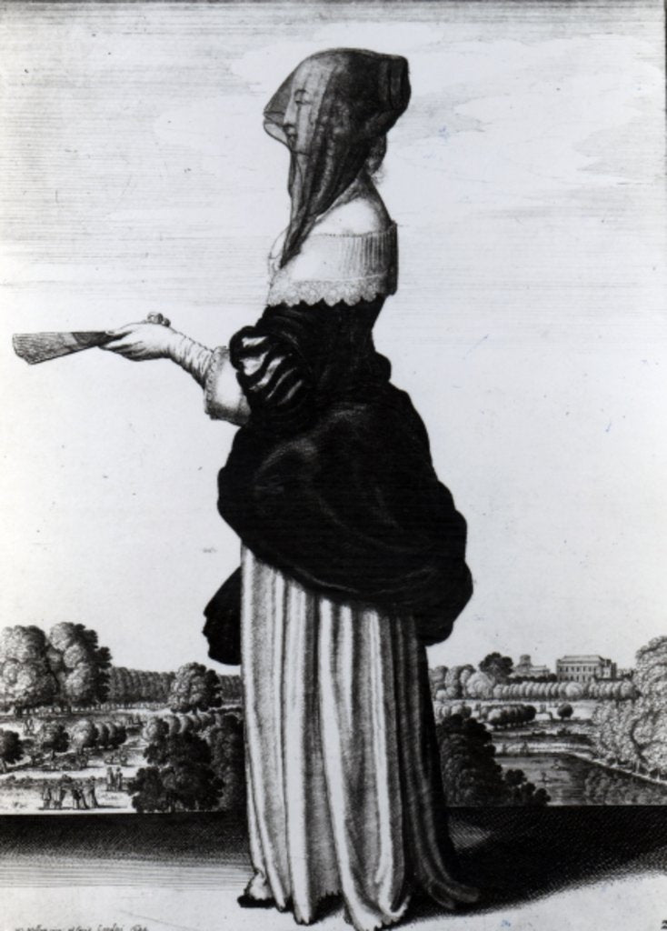 Detail of Summer, 1644 by Wenceslaus Hollar