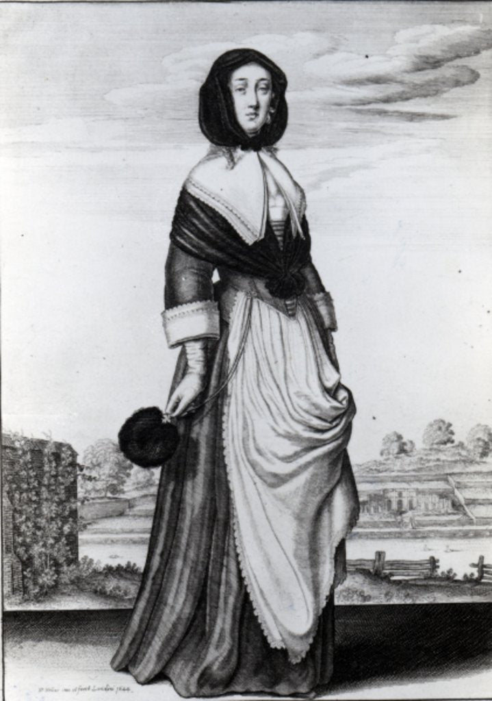 Detail of Autumn, 1643 by Wenceslaus Hollar