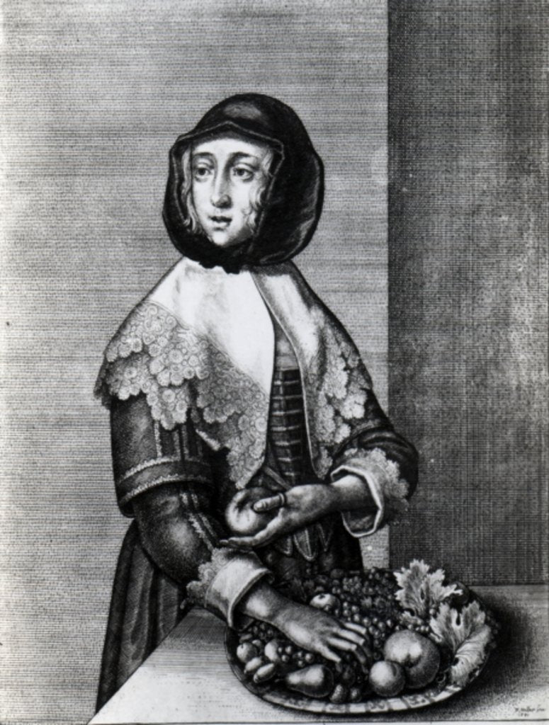 Detail of Autumn, 1641 by Wenceslaus Hollar