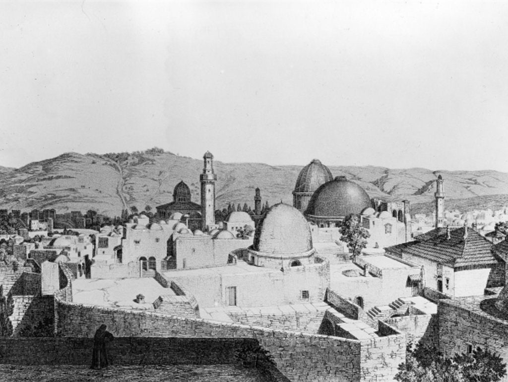 Detail of Jerusalem by Austrian School