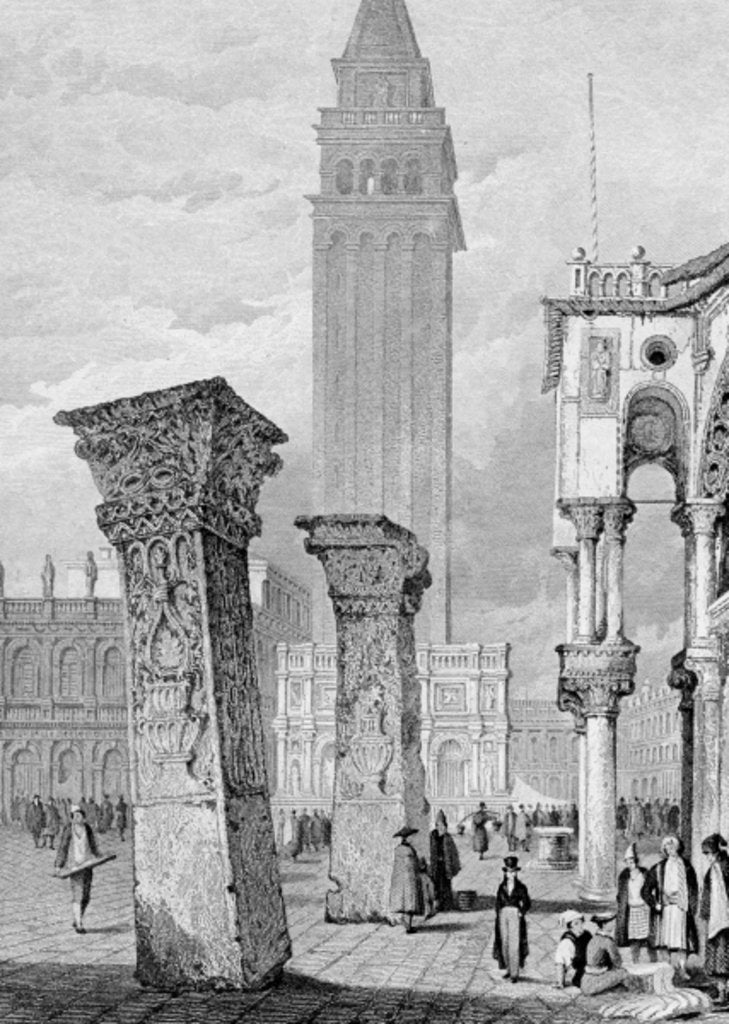 Detail of St. Mark's Square, Venice by Samuel Prout