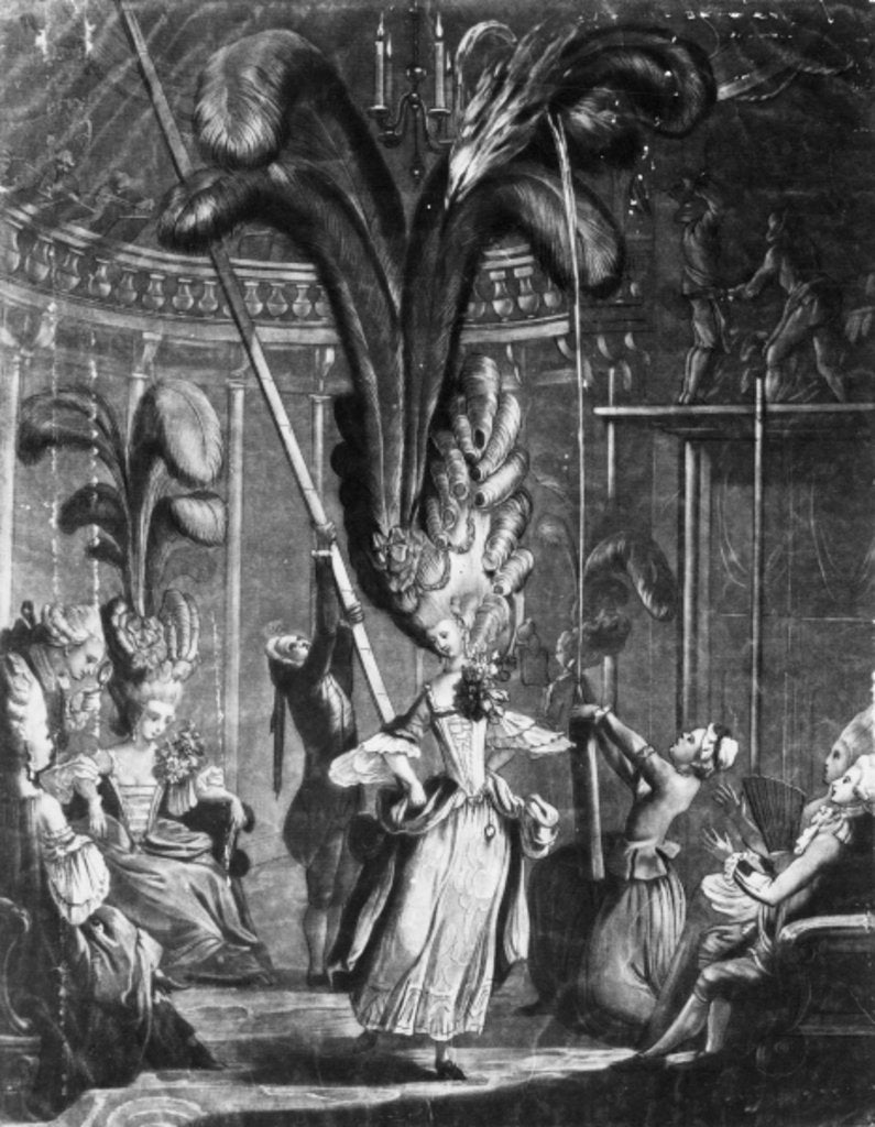 Detail of A Hint to the Ladies to take Care of their Heads, printed by Sayer + Bennet, 1776 by Samuel Hieronymous (after) Grimm