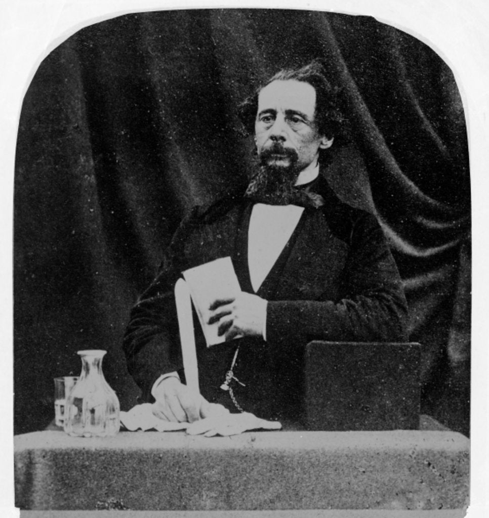 Detail of Charles Dickens by English Photographer