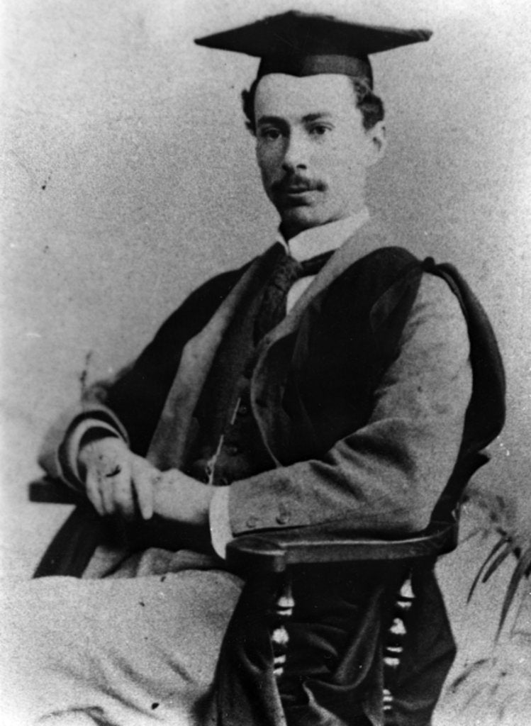 Detail of Bertrand Russell, c.1895 by English Photographer