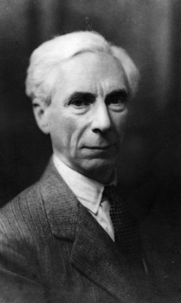 Detail of Bertrand Russell by English Photographer