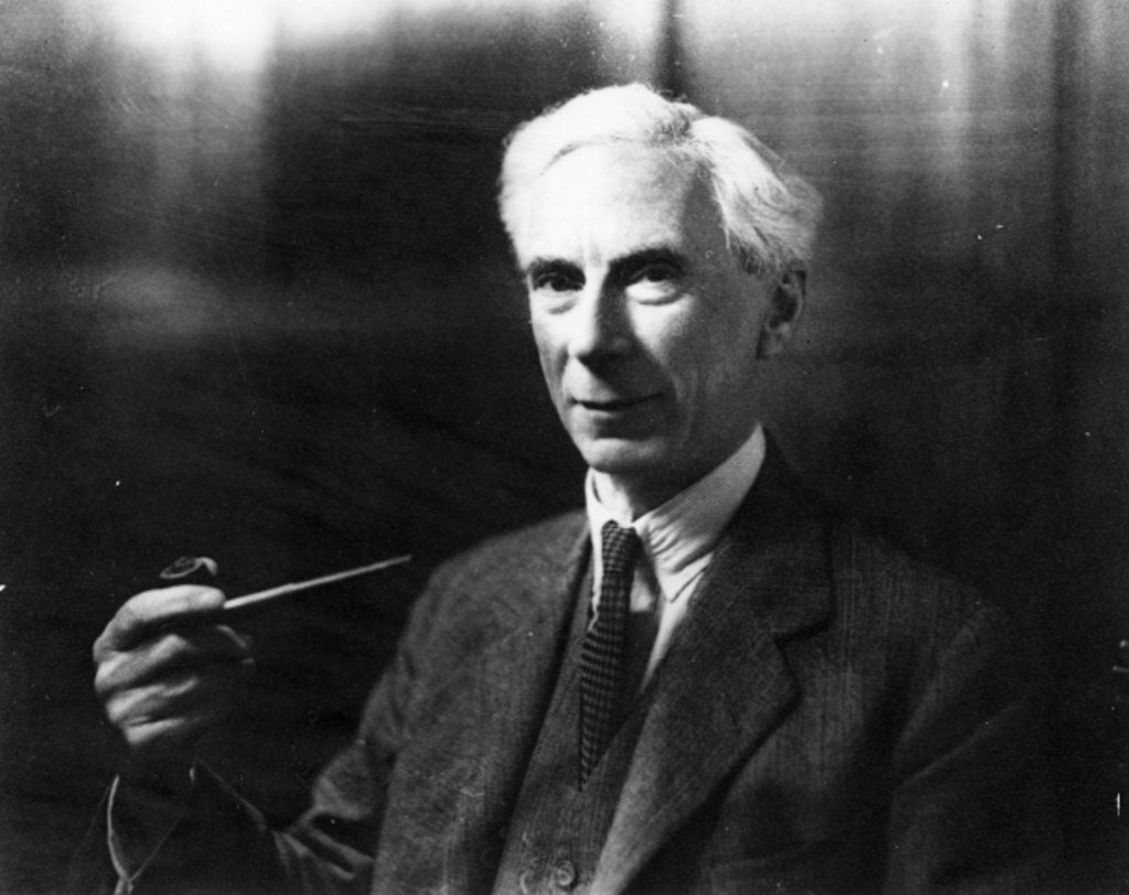 Detail of Bertrand Russell by English Photographer