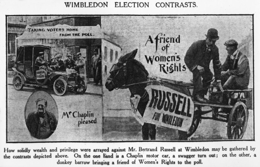 Detail of Wimbledon election contrasts, 1907 by English Photographer