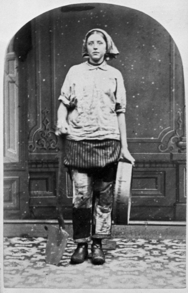 Detail of Wigan pit girl by English Photographer