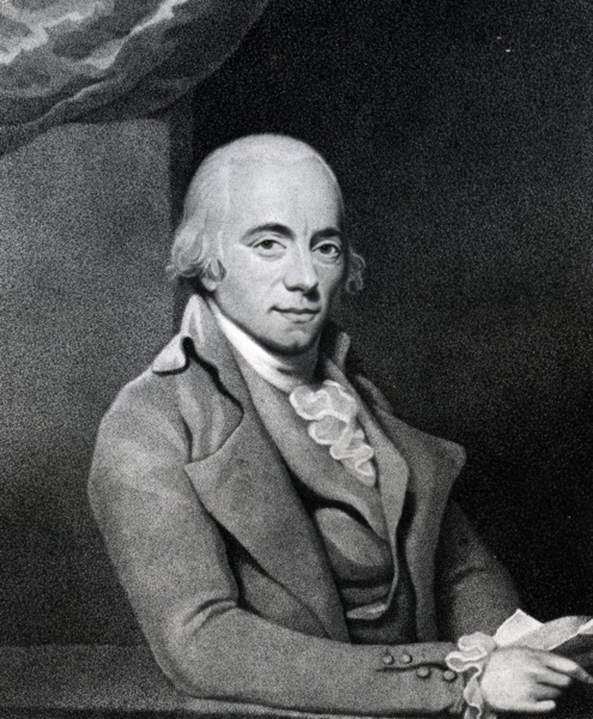 Detail of Muzio Clementi, 1794 by Thomas Hardy