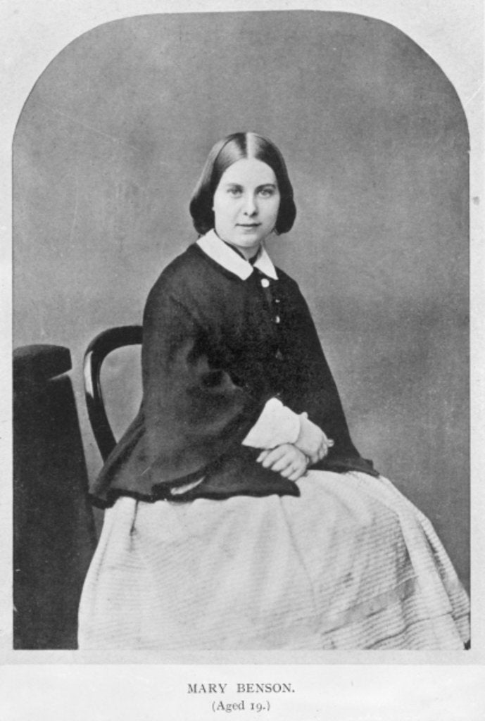 Detail of Mary Sidgwick Benson by English Photographer