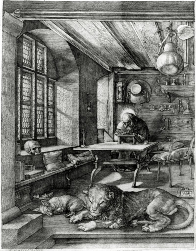Detail of St. Jerome in his Study, 1514 by Albrecht Dürer or Duerer