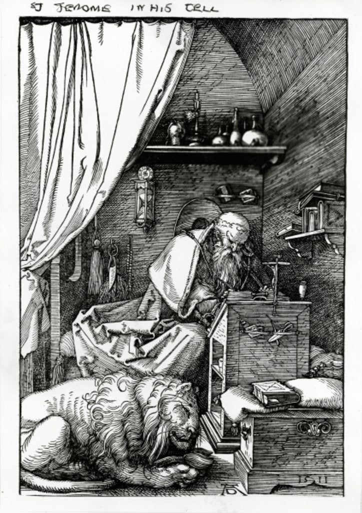 Detail of St. Jerome in his cell, 1511 by Albrecht Dürer or Duerer