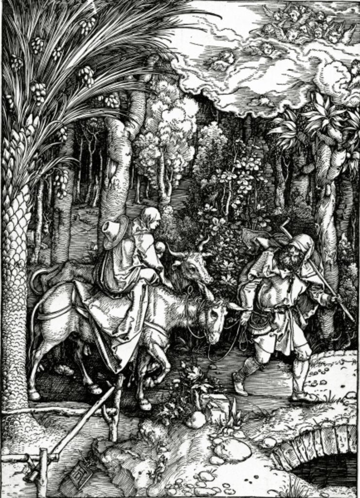 Detail of The Flight into Egypt by Albrecht Dürer or Duerer