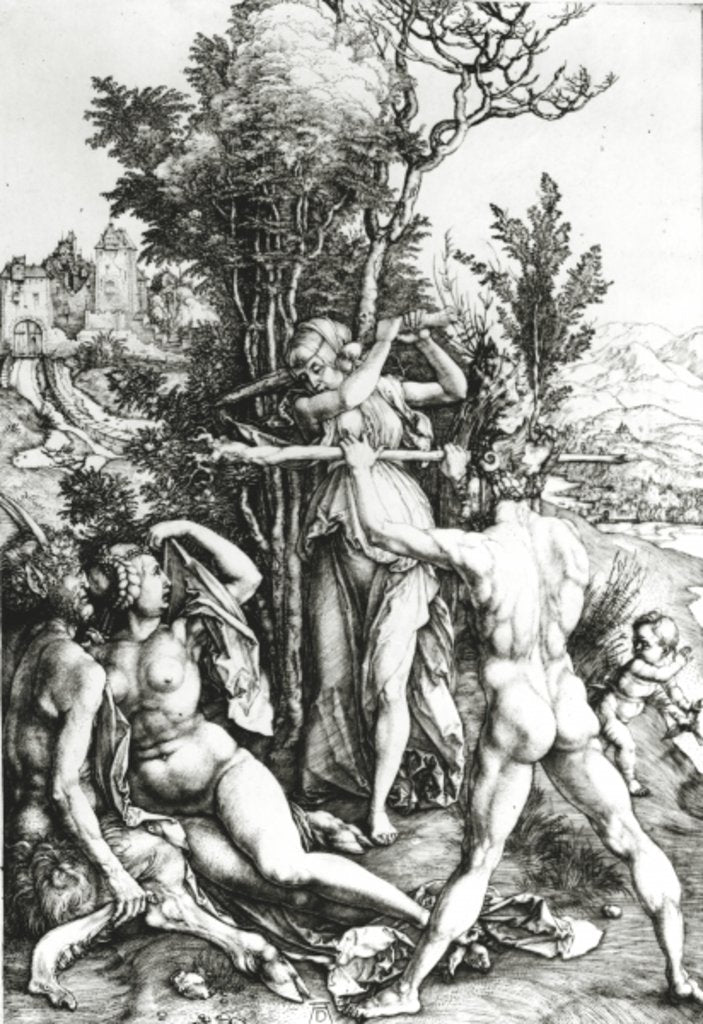 Detail of Hercules at the crossroad, 1498 by Albrecht Dürer or Duerer