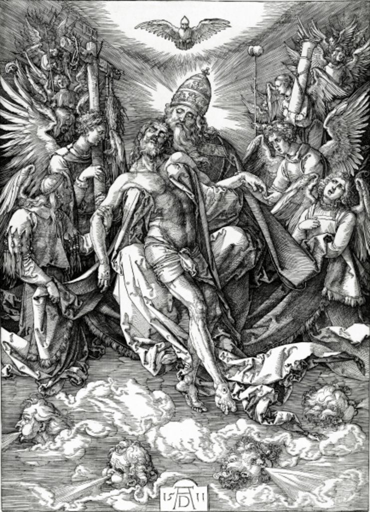Detail of The Holy Trinity, 1511 by Albrecht Dürer or Duerer
