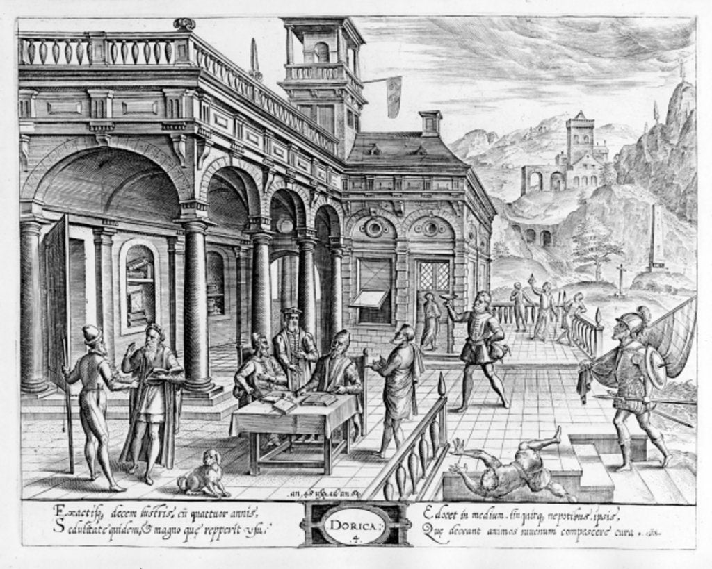 Detail of Dorica by Anonymous