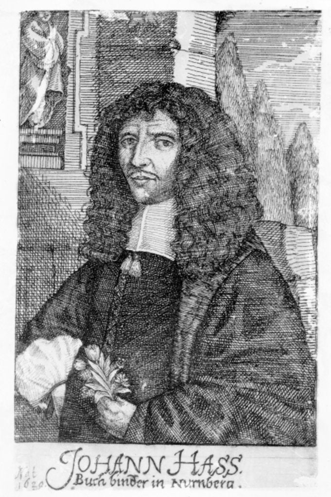 Detail of Johann Wilhelm Haas by German School