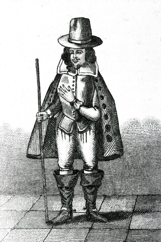 Detail of Matthew Hopkins, The Witch Finder by English School