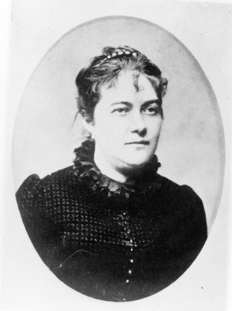 Detail of Mathilde Maute de Fleurville by French Photographer