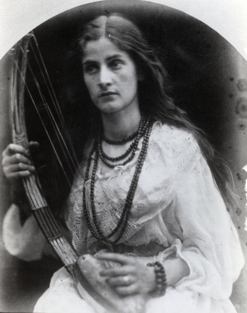 Detail of O Hark! O Hear! by Julia Margaret Cameron