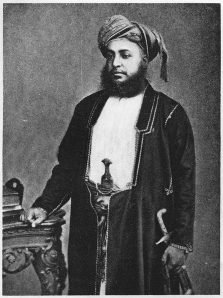 Detail of Abd el-Kader by French Photographer