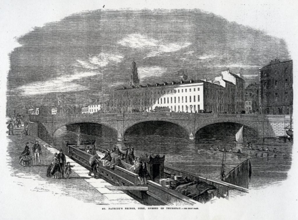 Detail of St. Patrick's Bridge, Cork, Opened on Thursday by English School