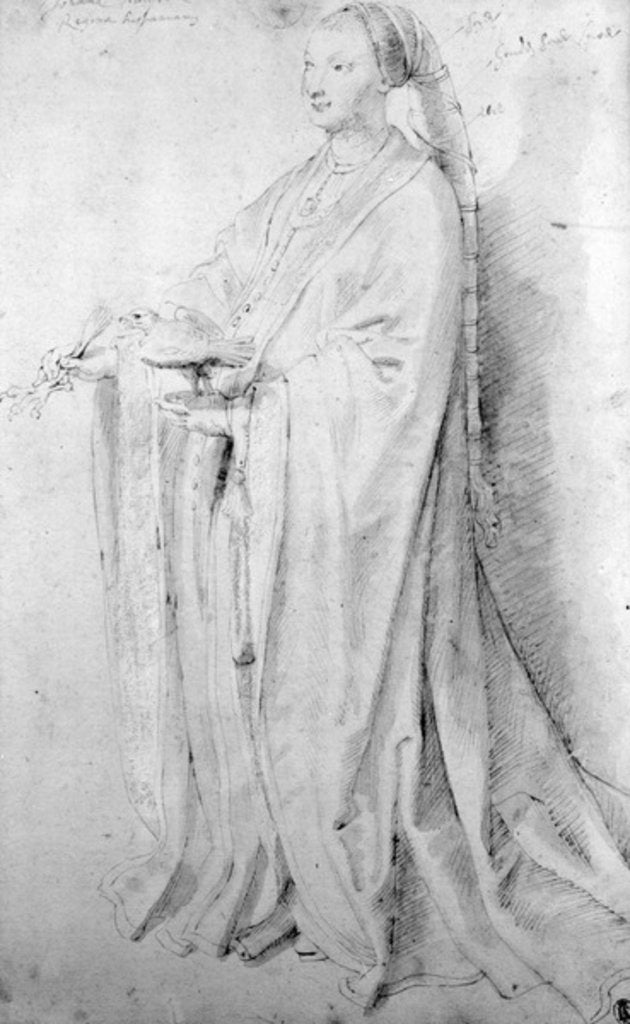 Detail of Joanna the Mad, Queen of Spain by Peter Paul Rubens