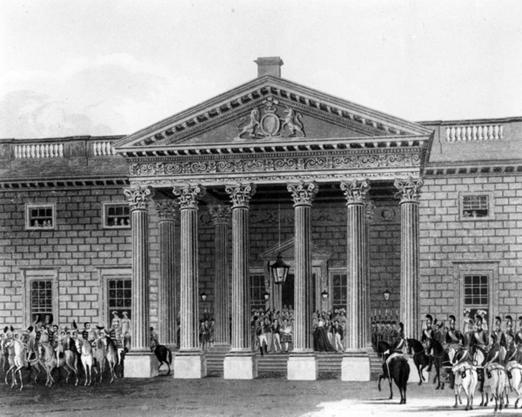 Detail of The Coronation of George IV at Carlton House by Charles Wild