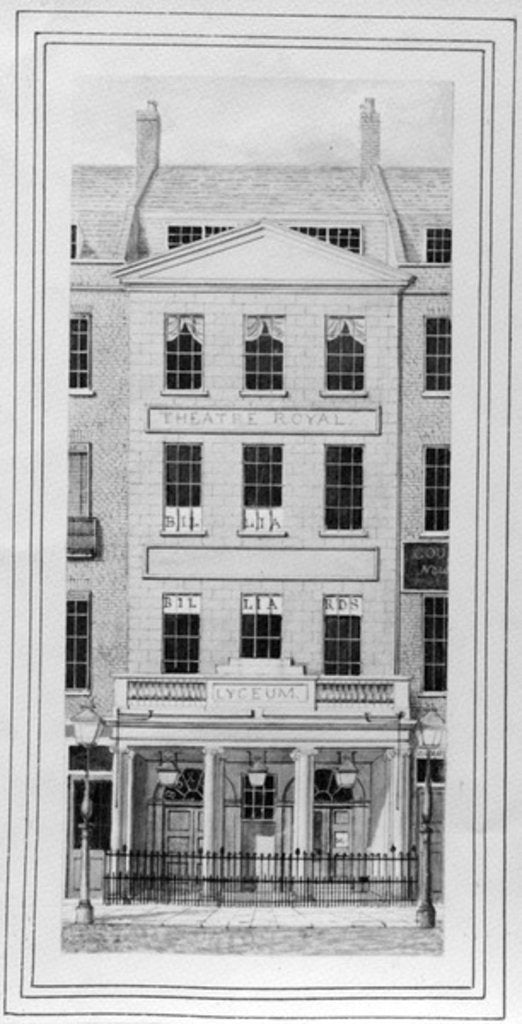 Detail of The Old Lyceum Theatre by English School