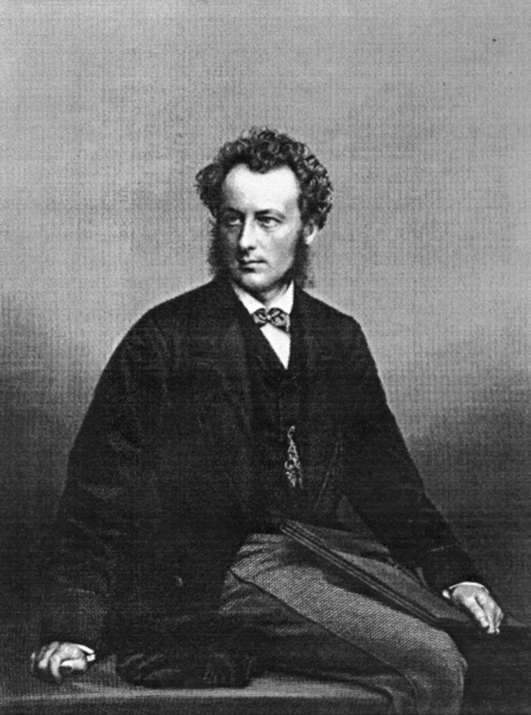 Detail of Sir John Everett Millais by John Jabez Edwin Paisley (after) Mayall