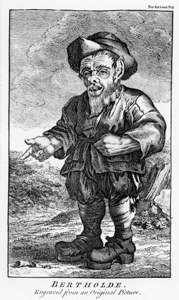 Detail of Bertholde of Bertagnona, published in 'The London Magazine', c.1820-29 by English School