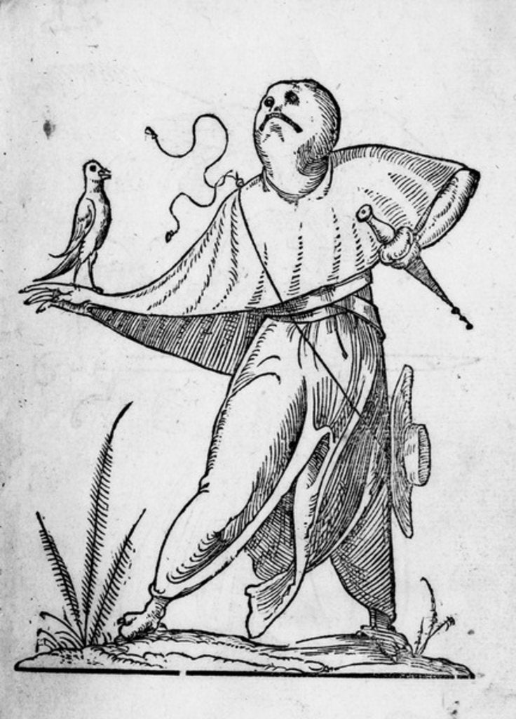 Detail of Illustration from 'The Humorous Dreams of Pantagruel' by Francois Desprez, published 1565 by Francois Desprez