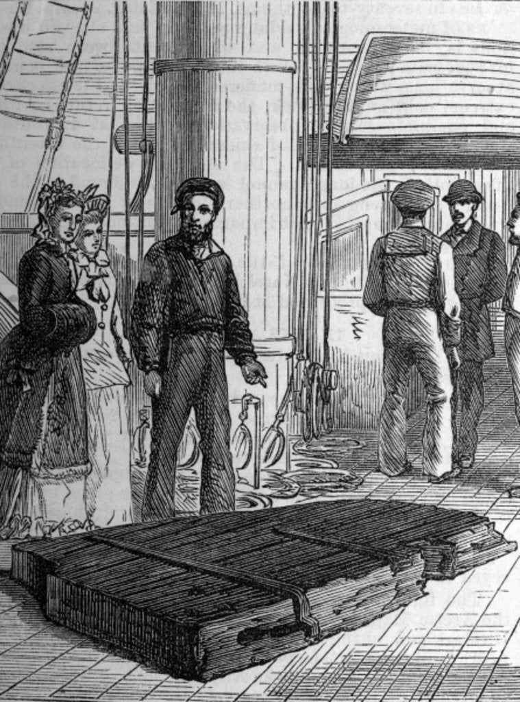 Detail of Broken Rudder of the Alert, c.1870s by English School