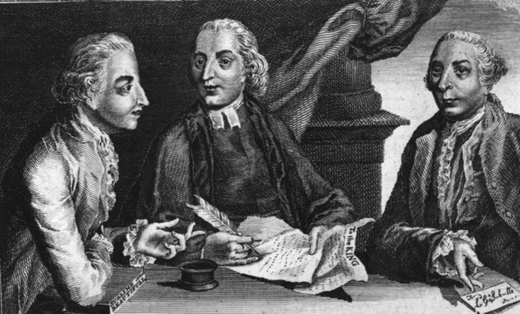 Detail of Junius, 1769 by Thomas Bonner